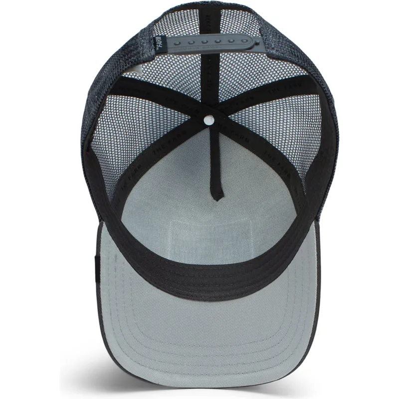 cepur-izliekta-truckeris-melns-snapback-the-big-elephant-global-core-the-farm-no-goorin-bros