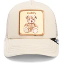 beige-trucker-kappe-fur-jungen-teddybar-cuddle-time-chroma-wave-the-farm-von-goorin-bros