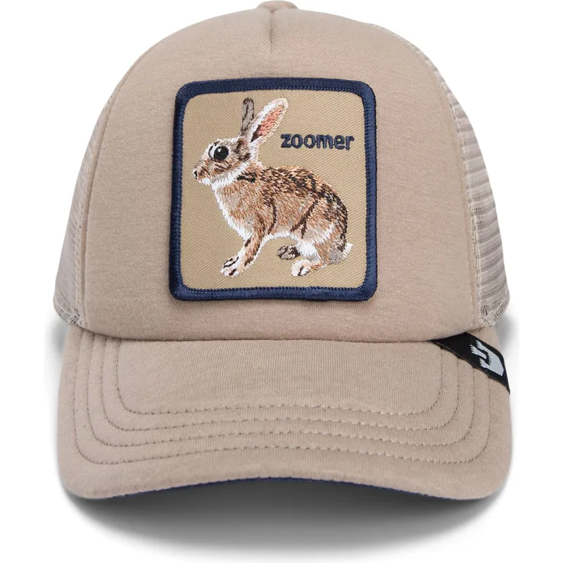 beige-trucker-cap-fur-jungen-hase-ok-zoomer-the-farm-von-goorin-bros