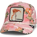 bojd-rosa-keps-snapback-flamingo-flytare-floater-randy-souse-git-salty-rim-the-farm-fran-goorin-bros