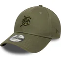 new-era-curved-brim-green-logo-9forty-colour-pack-detroit-tigers-mlb-green-adjustable-cap