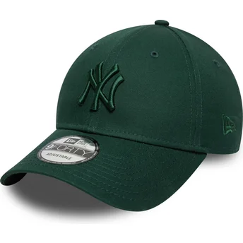 New Era Curved Brim Green Logo 9FORTY Colour Pack New York Yankees MLB Green Adjustable Cap