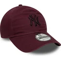 verstellbare-9twenty-kappe-in-weinrot-colour-pack-der-new-york-yankees-mlb-von-new-era