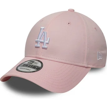 Różowa czapka z zakrzywionym daszkiem regulowana 9FORTY Colour Pack Los Angeles Dodgers MLB od New Era