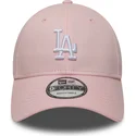 rosa-verstellbare-curved-cap-9forty-colour-pack-der-los-angeles-dodgers-mlb-von-new-era
