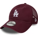 czapka-trucker-bordowa-9twenty-colour-pack-los-angeles-dodgers-mlb-od-new-era