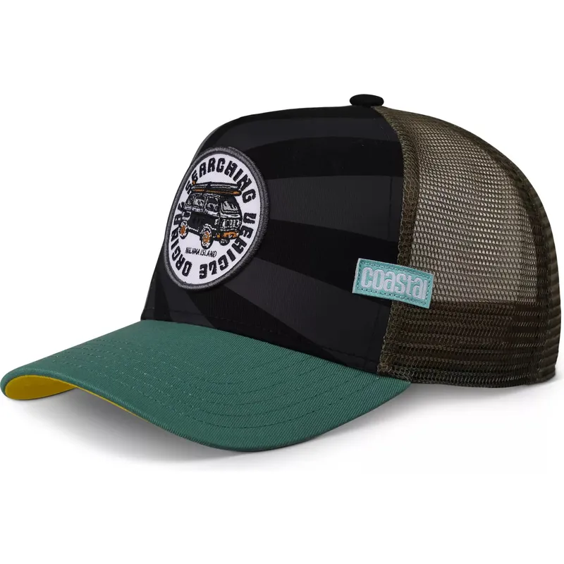 cepur-izliekta-truckeris-melns-snapback-nijima-island-hft-no-coastal cepur-izliekta-truckeris-melns-snapback-nijima-island-hft-no-coastal