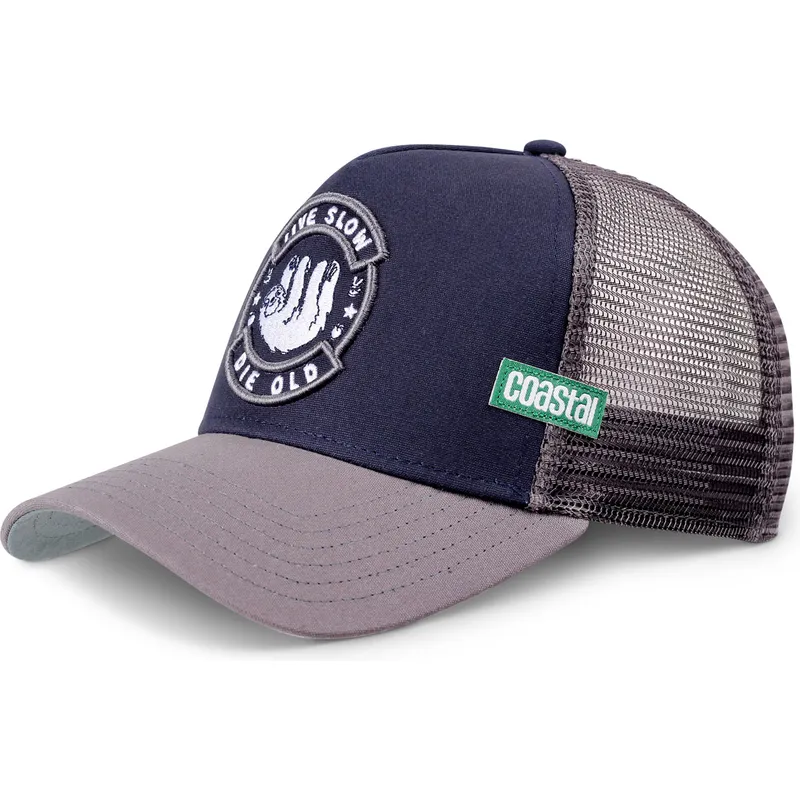 cepur-izliekta-truckeris-tumsi-zils-snapback-live-slow-die-old-hft-no-coastal