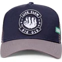 cepur-izliekta-truckeris-tumsi-zils-snapback-live-slow-die-old-hft-no-coastal