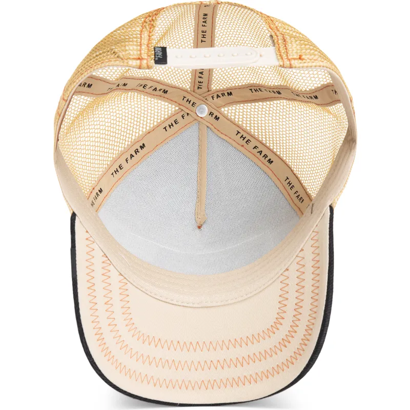 cepur-izliekta-truckeris-melns-snapback-built-tough-wild-heart-the-farm-no-goorin-bros
