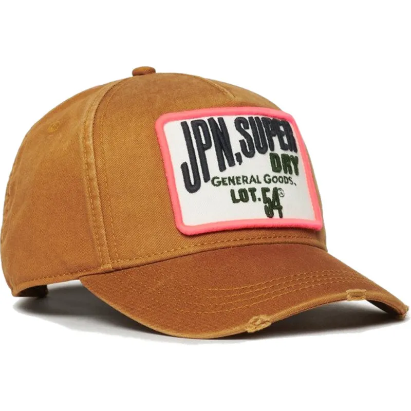 cepur-izliekta-bruns-regulejams-graphic-denim-co-tobacco-brown-no-superdry cepur-izliekta-bruns-regulejams-graphic-denim-co-tobacco-brown-no-superdry