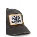casquette-courbee-verte-fonce-ajustable-graphic-dark-green-superdry