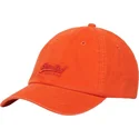 casquette-courbee-orange-ajustable-vintage-embroidery-orange-superdry