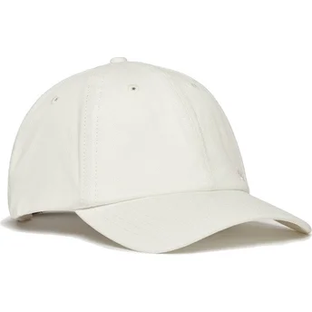 Vit justerbar böjd keps Vintage Embroidered White från Superdry