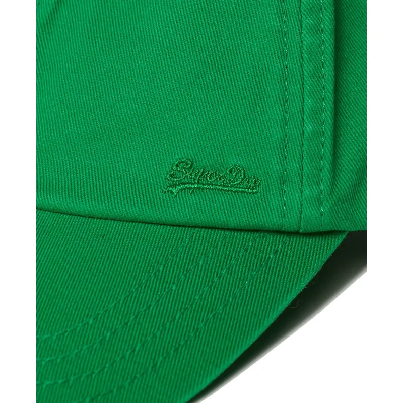 grune-verstellbare-curved-cap-vintage-embroidered-drop-kick-green-von-superdry