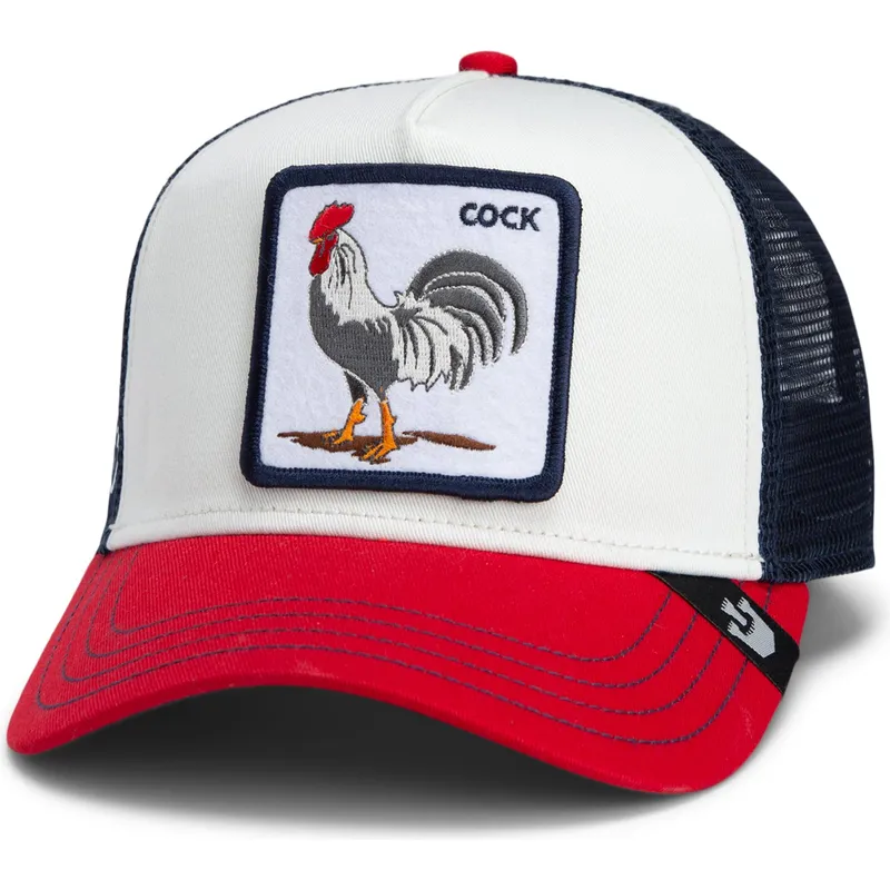 cap-izliekta-multicolor-snapback-goorin-bros-cock-team-rooster-original-recipe-team-pride-the-farm-white-navy-blue-and-red-hat-t