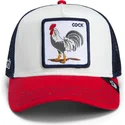 cap-izliekta-multicolor-snapback-goorin-bros-cock-team-rooster-original-recipe-team-pride-the-farm-white-navy-blue-and-red-hat-t
