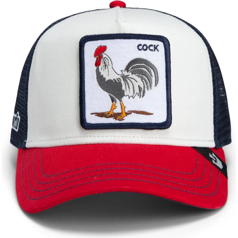 cap-izliekta-multicolor-snapback-goorin-bros-cock-team-rooster-original-recipe-team-pride-the-farm-white-navy-blue-and-red-hat-t