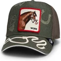 cap-izliekta-green-snapback-goorin-bros-work-double-shift-horse-play-the-farm-green-hat-the-farm-no-goorin-bros