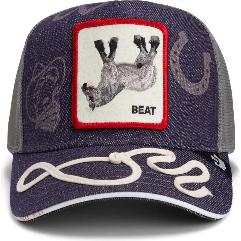 cepur-izliekta-truckeris-violets-snapback-goorin-bros-beat-dead-horse-horse-play-the-farm-purple-hat-the-farm-no-goorin-bros
