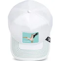 cap-izliekta-white-snapback-goorin-bros-pelican-bird-escape-not-into-yoga-great-escape-the-farm-white-hat-the-farm-no-goorin-bro