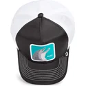 cap-izliekta-black-snapback-goorin-bros-dolphin-rizz-rizzky-bizznizz-great-escape-the-farm-black-and-white-hat-the-farm-no-goori