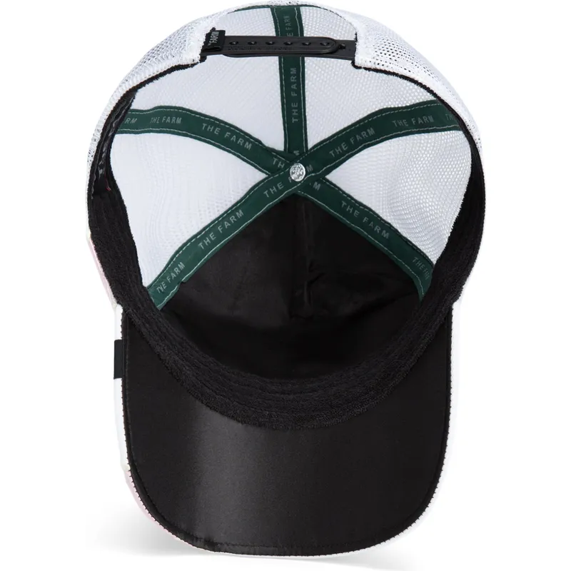 cap-izliekta-black-snapback-goorin-bros-dolphin-rizz-rizzky-bizznizz-great-escape-the-farm-black-and-white-hat-the-farm-no-goori