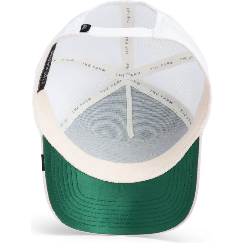 cepur-izliekta-truckeris-daudzkrasains-snapback-goorin-bros-turtle-wavy-allablur-great-escape-the-farm-green-white-and-pink-hat-