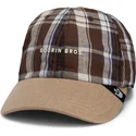 cap-izliekta-brown-snapback-goorin-bros-curved-brim-ask-your-mother-papa-cap-madras-the-farm-brown-cap-the-farm-no-goorin-bros