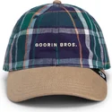 cap-izliekta-multicolor-snapback-goorin-bros-curved-brim-hardly-working-papa-cap-madras-the-farm-navy-blue-and-brown-cap-the-far