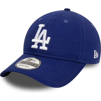Niebieska regulowana czapka z zakrzywionym daszkiem 9TWENTY League Essential Los Angeles Dodgers MLB New Era