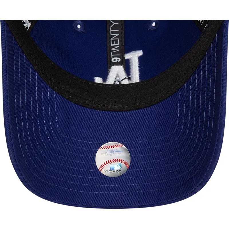 cap-izliekta-blue-adjustable-strap-9twenty-league-essential-no-los-angeles-dodgers-mlb-no-new-era