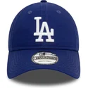 cepur-izliekta-zils-regulejama-lente-9twenty-league-essential-no-los-angeles-dodgers-mlb-no-new-era