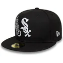 schwarze-flache-angepasste-59fifty-food-icon-windy-city-chicago-white-sox-mlb-kappe-von-new-era