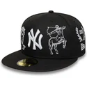 cap-plakana-black-ajustada-59fifty-mythical-no-new-york-yankees-mlb-no-new-era