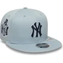 blaue-snapback-kappe-mit-flachem-schirm-und-marineblauem-logo-9fifty-original-fit-world-series-der-new-york-yankees-mlb-von-new-