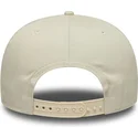beige-snapback-kappe-mit-flachem-schirm-und-beigem-logo-9fifty-original-fit-world-series-der-new-york-yankees-mlb-von-new-era