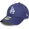 verstellbare-violette-9forty-league-essential-kappe-der-los-angeles-dodgers-mlb-von-new-era
