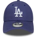 verstellbare-violette-9forty-league-essential-kappe-der-los-angeles-dodgers-mlb-von-new-era