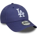 verstellbare-violette-9forty-league-essential-kappe-der-los-angeles-dodgers-mlb-von-new-era