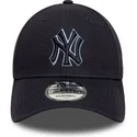 marineblaue-verstellbare-9forty-team-outline-kappe-mit-gebogenem-schirm-und-marineblauem-logo-der-new-york-yankees-mlb-von-new-e