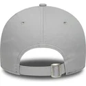 new-era-9forty-new-york-yankees-mlb-team-outline-verstellbare-graue-kappe-mit-grauem-logo
