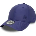 verstellbare-violette-9forty-tonal-flawless-kappe-mit-gebogenem-schirm-der-new-york-yankees-mlb-von-new-era