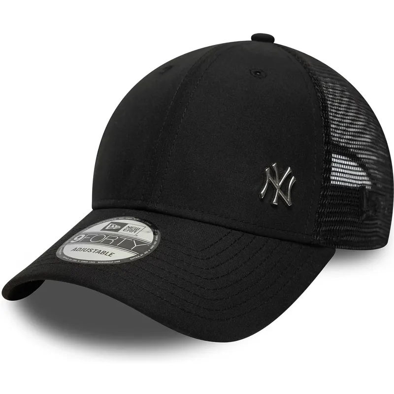 cepur-izliekta-truckeris-melns-regulejams-9forty-flawless-no-new-york-yankees-mlb-no-new-era