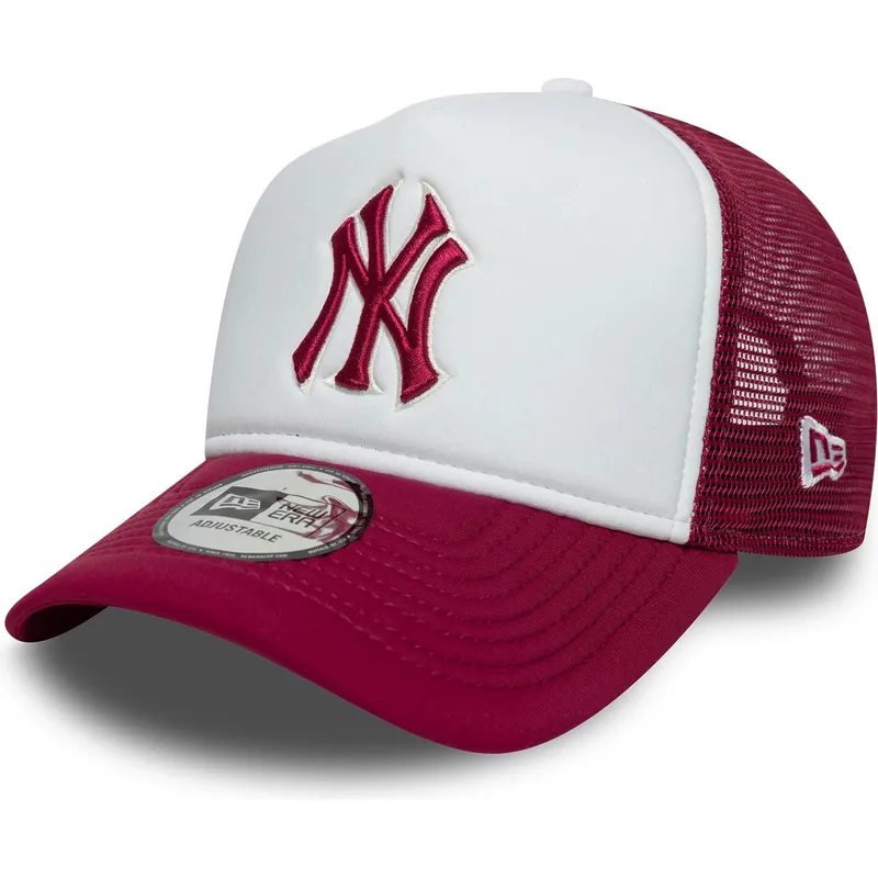 cepur-izliekta-truckeris-sarkans-snapback-e-frame-world-series-no-new-york-yankees-mlb-no-new-era