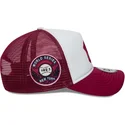casquette-trucker-blanche-et-rouge-avec-logo-rouge-e-frame-world-series-new-york-yankees-mlb-new-era