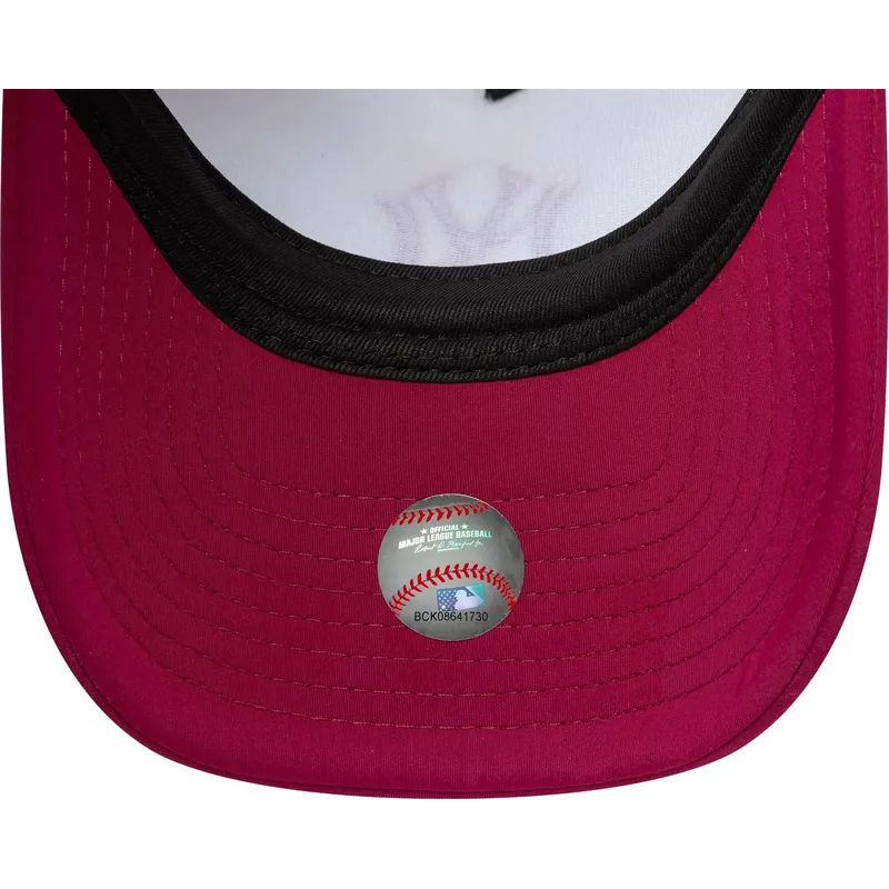 cepur-izliekta-truckeris-sarkans-snapback-e-frame-world-series-no-new-york-yankees-mlb-no-new-era