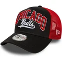schwarze-und-rote-trucker-cap-e-frame-script-der-chicago-bulls-nba-von-new-era