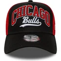 new-era-e-frame-script-chicago-bulls-nba-black-and-red-trucker-hat
