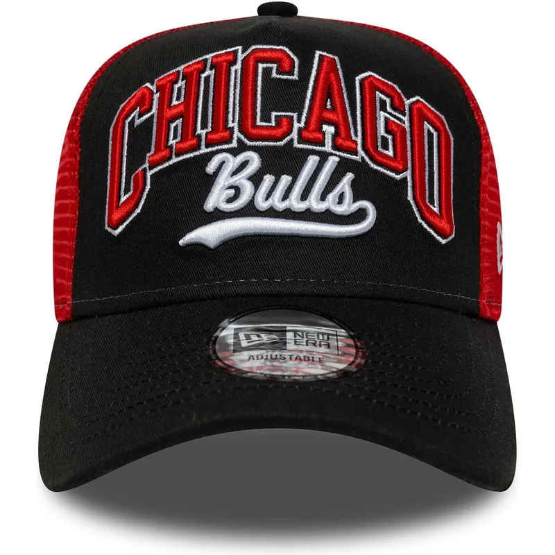 cepur-izliekta-truckeris-melns-snapback-e-frame-script-no-chicago-bulls-nba-no-new-era